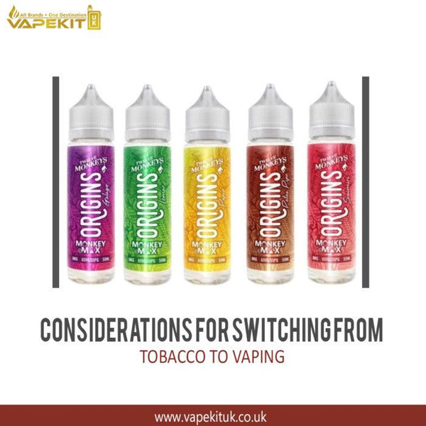 Considerations for Switching From Tobacco to Vaping