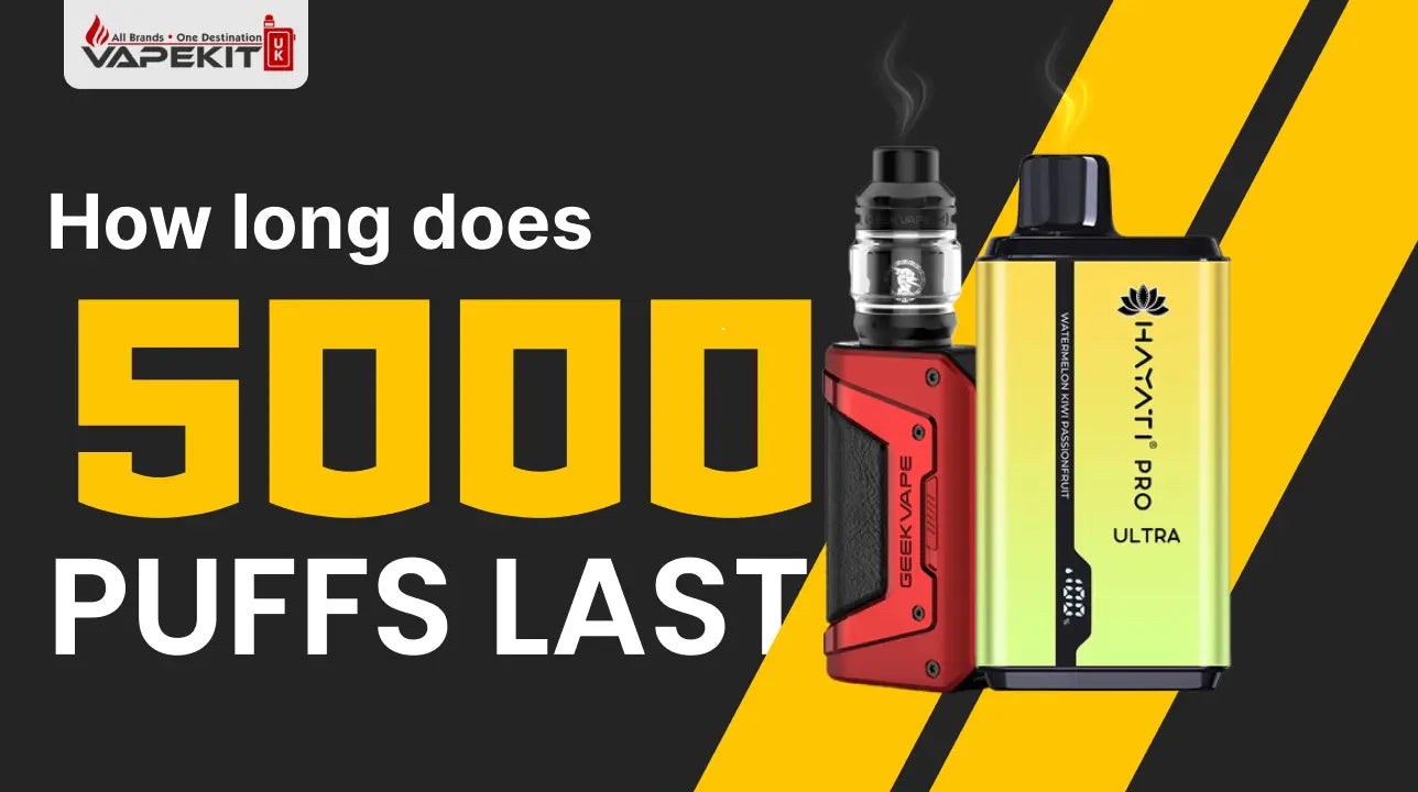 How Long Does 5000 Puffs Last? Average Usage & Lifespan