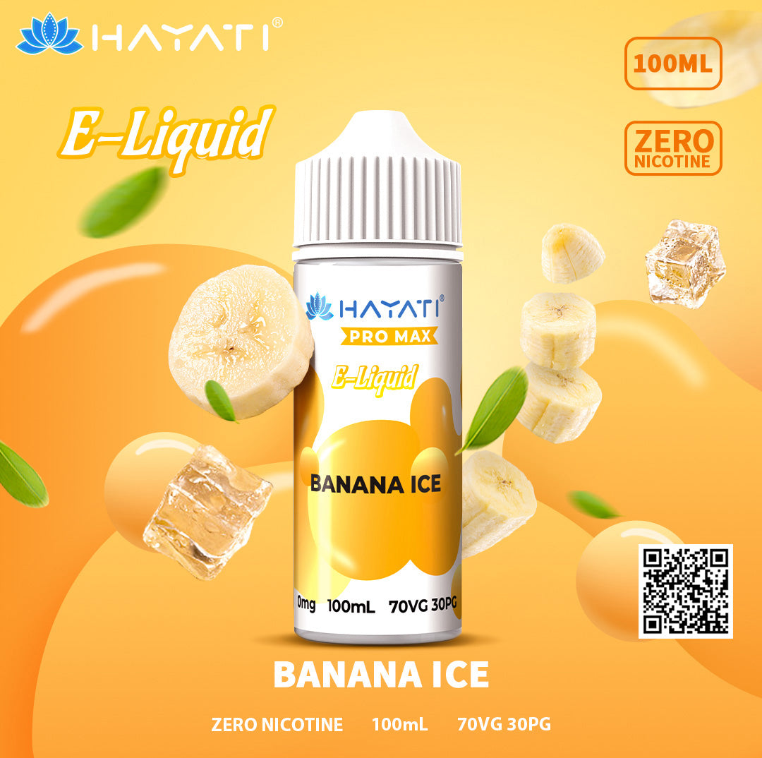 Hayati Pro Max 100ml 70/30 e-liquid collection