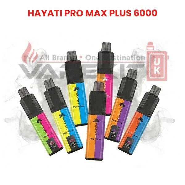Hayati Pro Max Plus 6000 Puffs Prefilled Vape Kit | £8.99