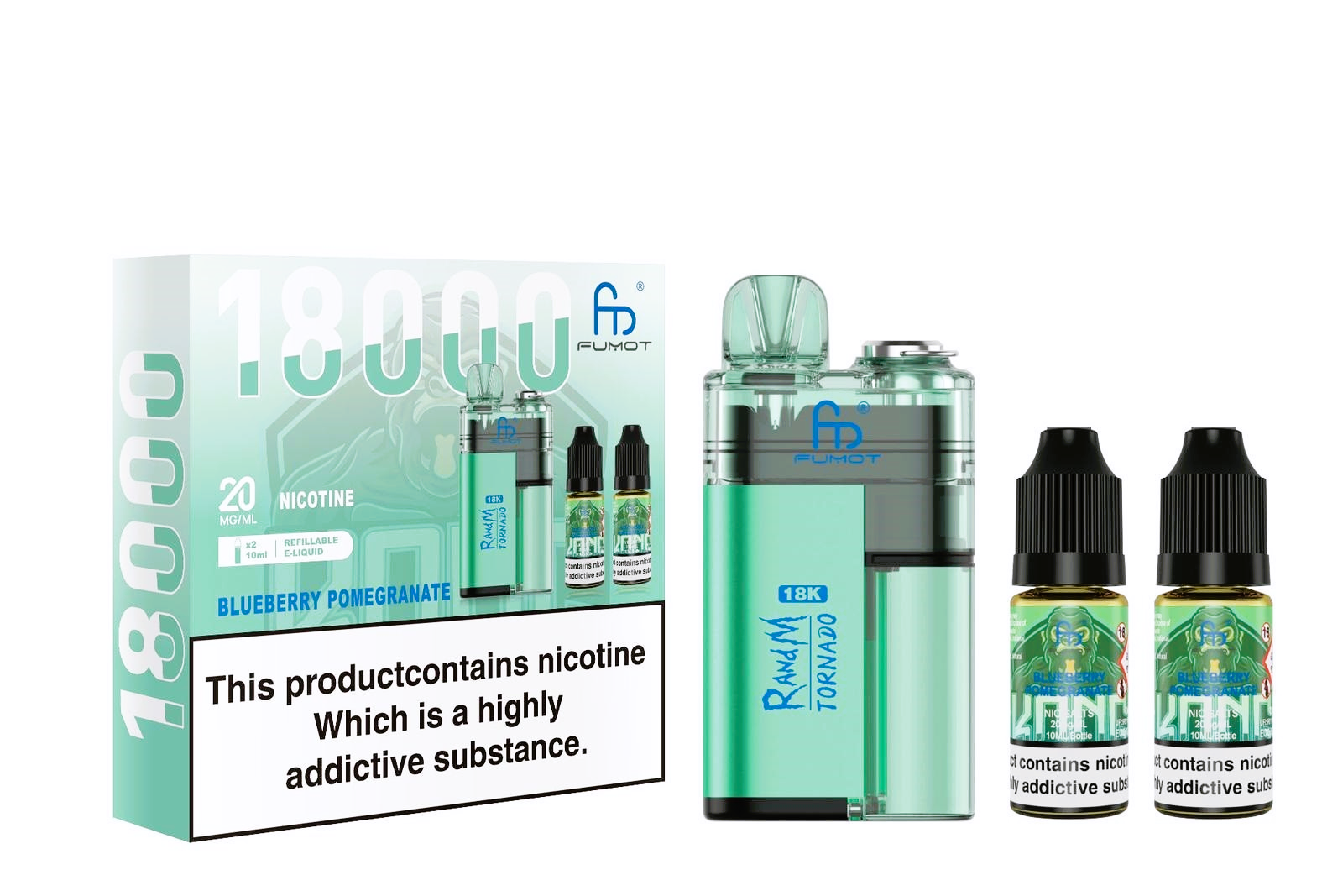 fumot randm tornado 18k RandM Fumot Tornado 18k Puffs Vape main image 1