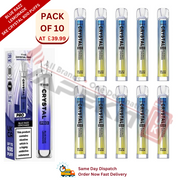 Blue Razz Lemonade SKE Crystal 600 Puffs Disposable Vape Device 10 Pack - Vape Store UK | Online Vape Shop | Disposable Vape Store | Ecig UK