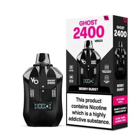 Ghost 2400 Berry Burst Disposable by Vapes Bars