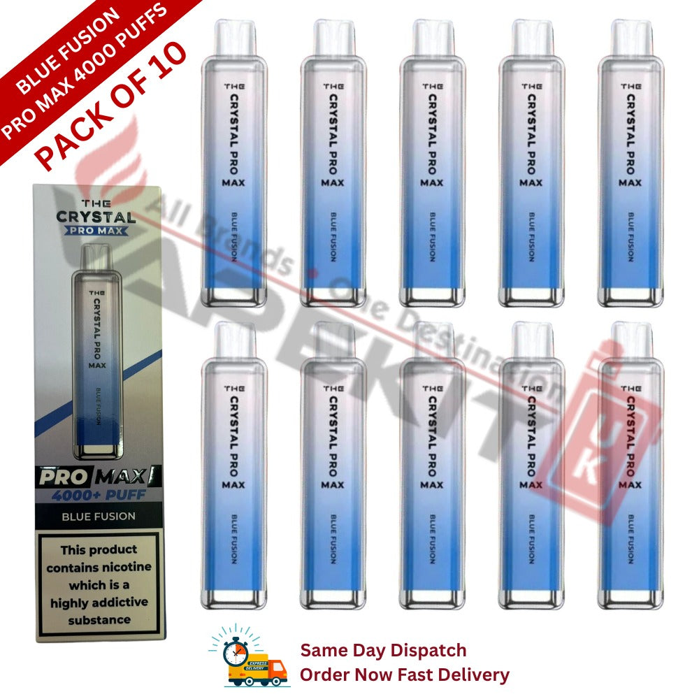 Blue Fusion Crystal Pro Max Bar 4000 Puffs