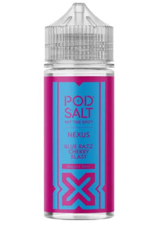 Pod Salt Nexus Blue Razz Cherry Blast SHORTFILL E-LIQUID-£9.50 Only