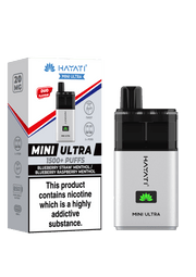 Blueberry Straw MentholBlueberry Raspberry Menthol Hayati Mini Ultra 1500