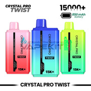 Crystal Pro Twist 15000 Puffs Dual Delight Diposable Vape Device