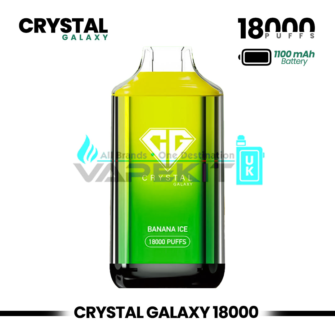 Crystal Galaxy 18000 Puffs Disposable Vape Pod Device