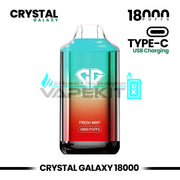 Crystal Galaxy 18000 Puffs Disposable Vape Pod Device