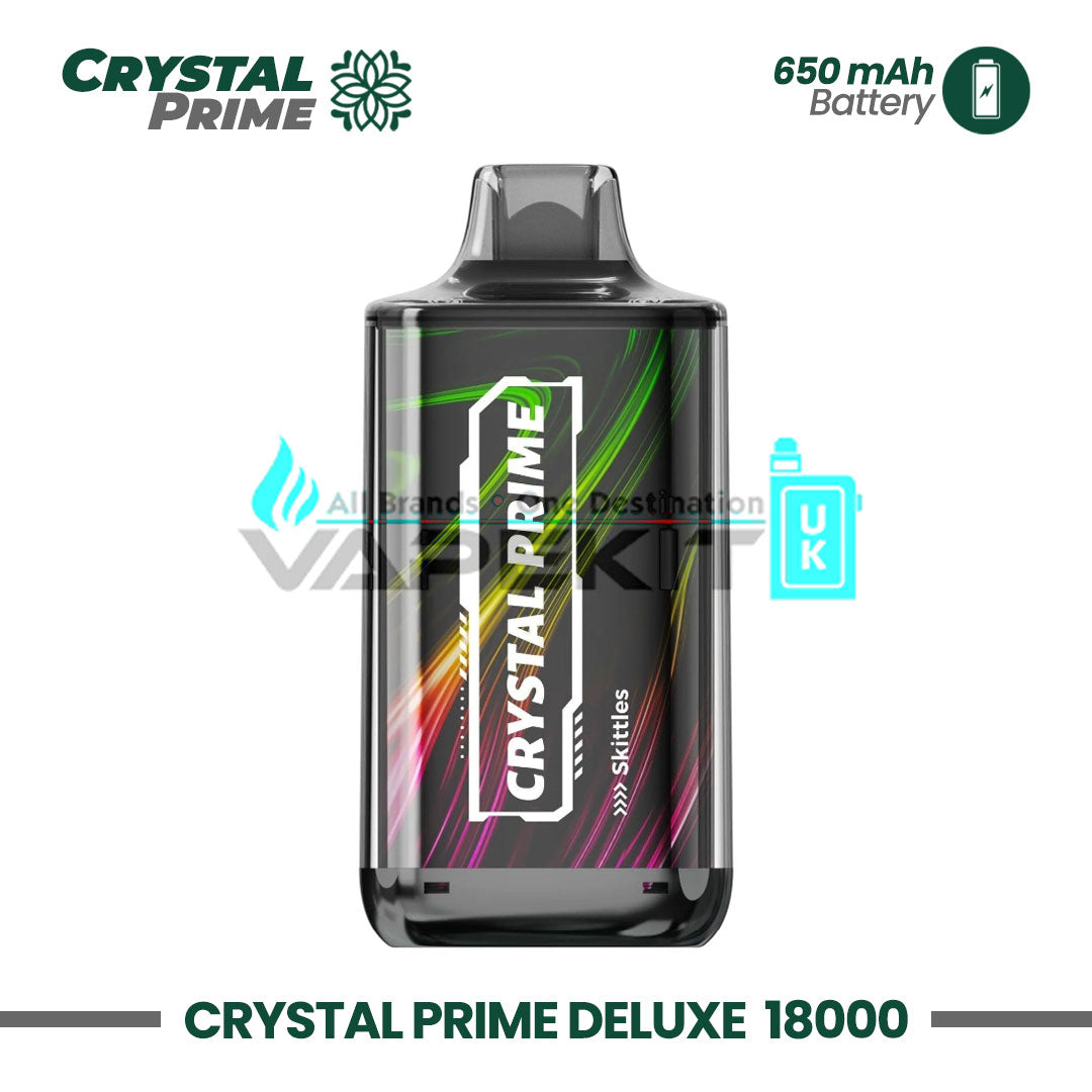 Crystal Prime Deluxe 18000 Puffs Disposable Vape-£11.94 Only - Vape Store UK | Online Vape Shop | Disposable Vape Store | Ecig UK