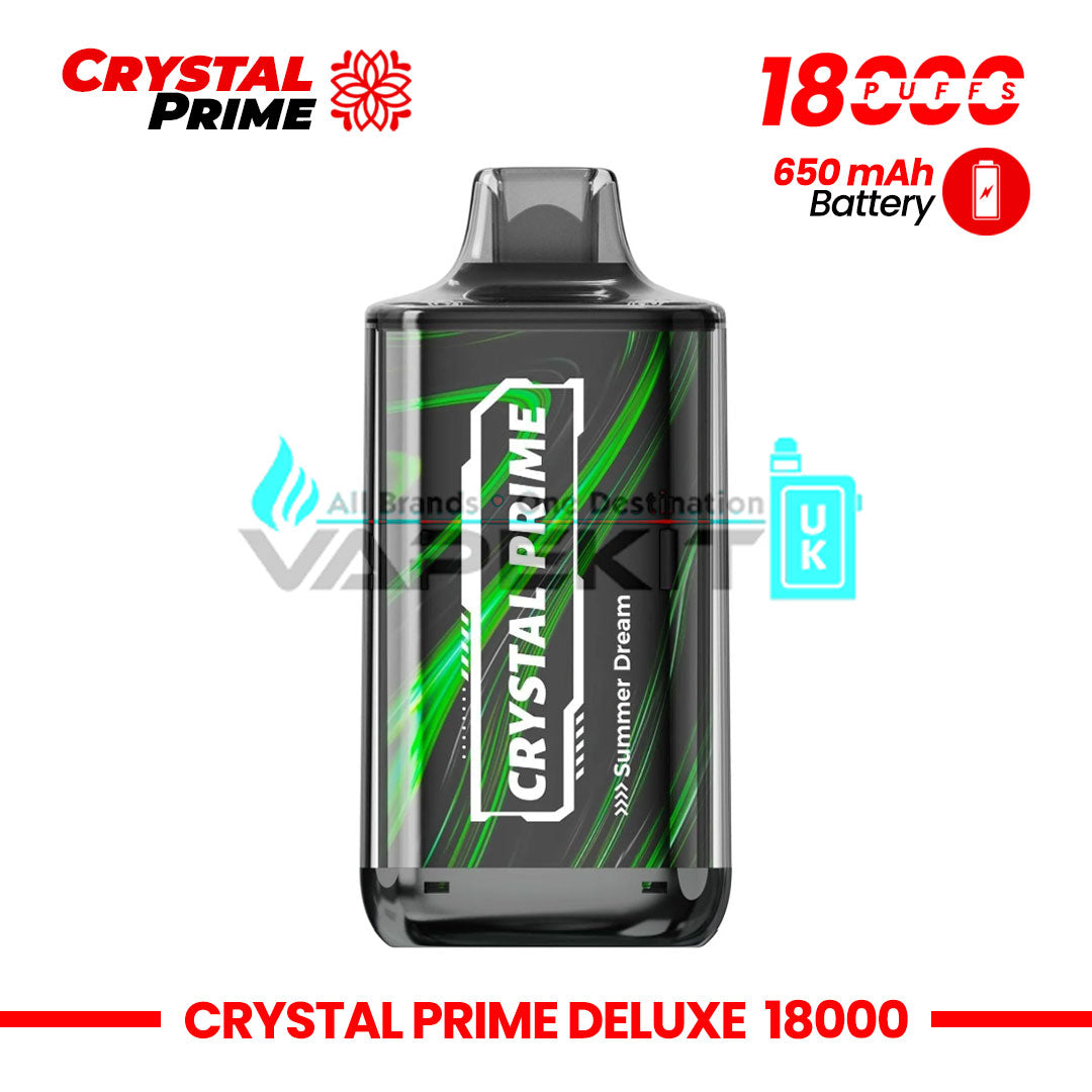 18k Puffs Crystal Prime Deluxe Summer Dream Vape