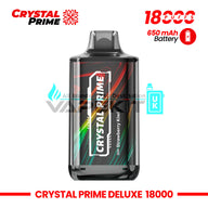 Crystal Prime Deluxe 18k Puffs Strawberry Kiwi Disposable Vape