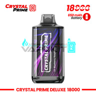 18k Puffs Crystal Prime Deluxe Blueberry Raspberry Vape