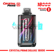 18000 Puffs Crystal Prime Deluxe Cherry Ice Disposable Vape