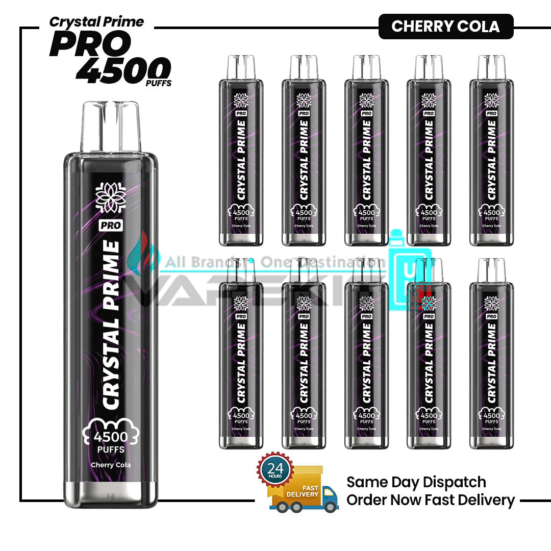 4500 Puffs Crystal Prime Pro Cherry Cola