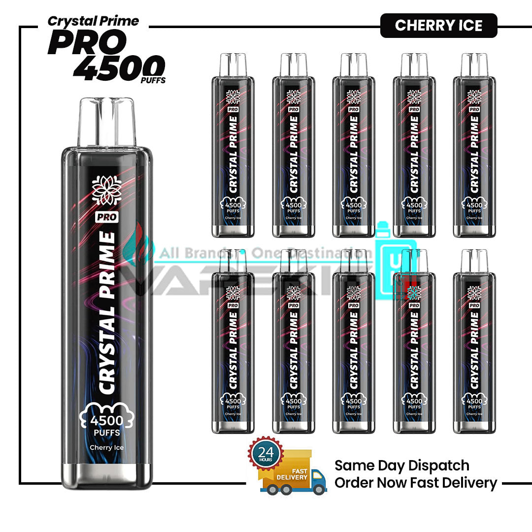 Crystal Prime Pro 4500 Cherry Ice Disposable Vape Pod Device