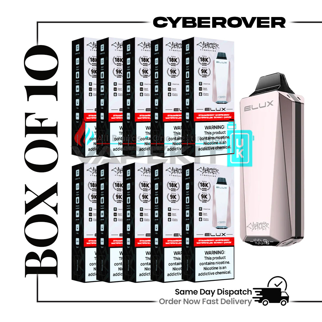 Elux Cyberover 15k Strawberry Raspberry Watermelon Gummy Candy