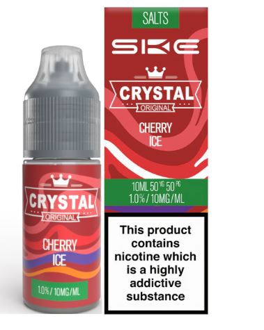 crystal cherry ice vape juice SKE Crystal E-liquid Nic Salts Cherry Ice (Box of 10)- £18.99