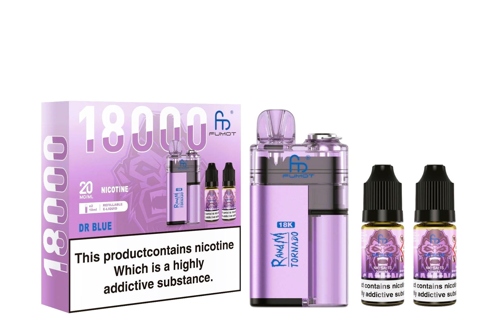 Fumot 18000 Powered By RandM - 8.99