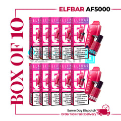 AF5000 ELF BAR Strawberry Raspberry Cherry Ice Prefilled Vape Kit