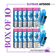 AF5000 ELF BAR Blueberry Ice(Box of 10) Disposable Vape Kit