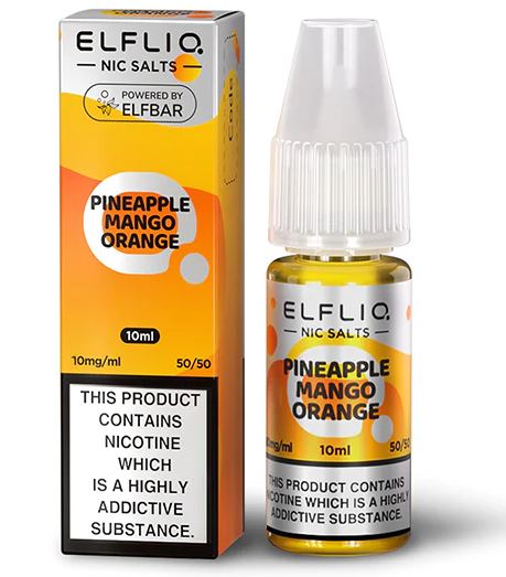 ELFLIQ Nic Salts ELF BAR- Pineapple Mango Orange