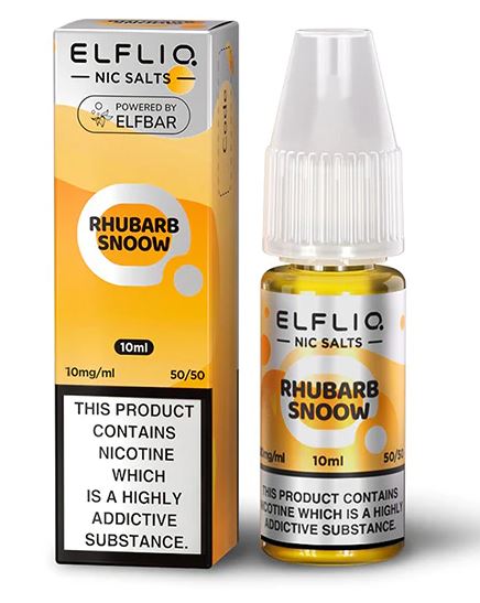 ELFLIQ Nic Salts- ELF BAR -Rhubarb Snoow 