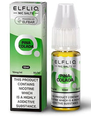 ELFLIQ Nic Salts ELF BAR Pina Colada 10 for £15.99 - Vape Store UK | Online Vape Shop | Disposable Vape Store | Ecig UK