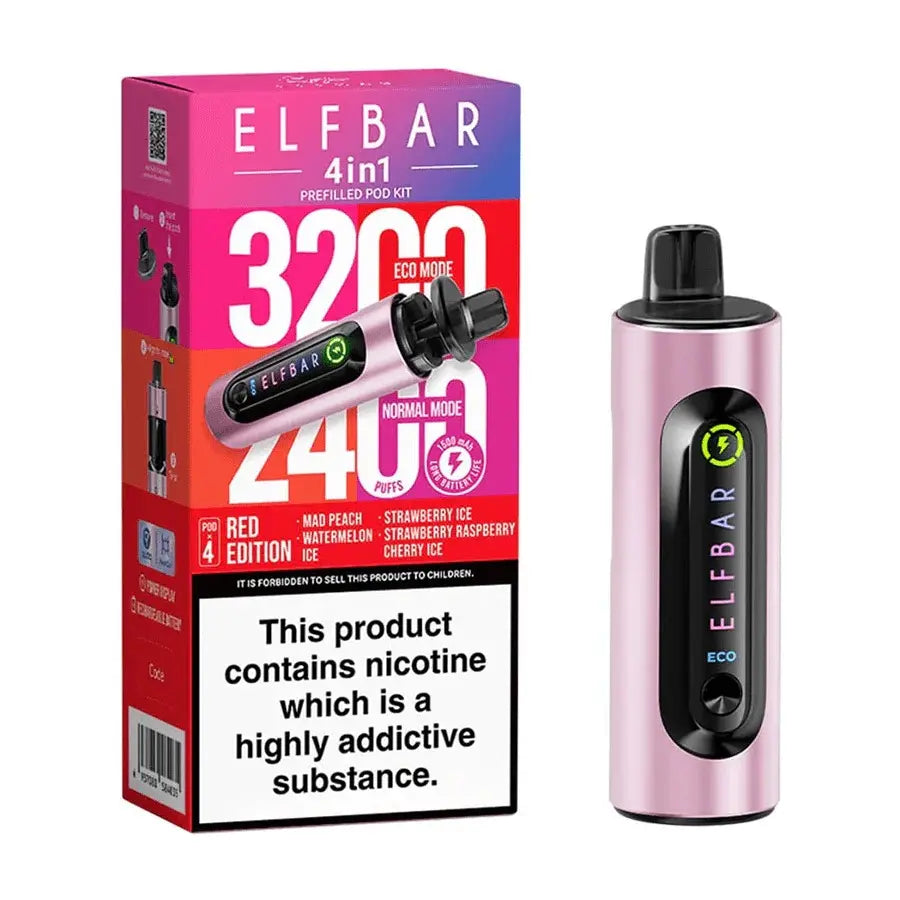 Elfbar 4-in-1 Prefilled Pod Red Edition