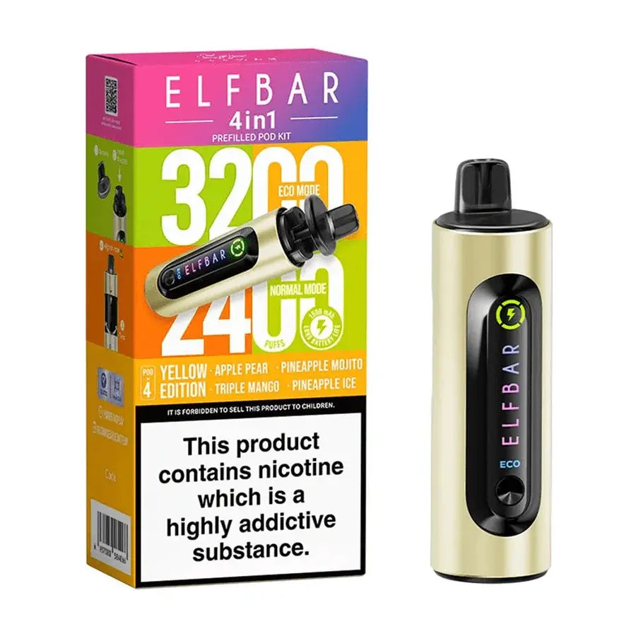 Elfbar 4-in-1 Prefilled Pod Yellow Edition