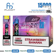 RandM Tornado 15k Puffs Strawberry Banana Disposable Vape