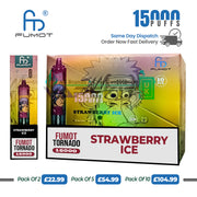 RandM Strawberry Ice 15k Puffs Disposable Vape