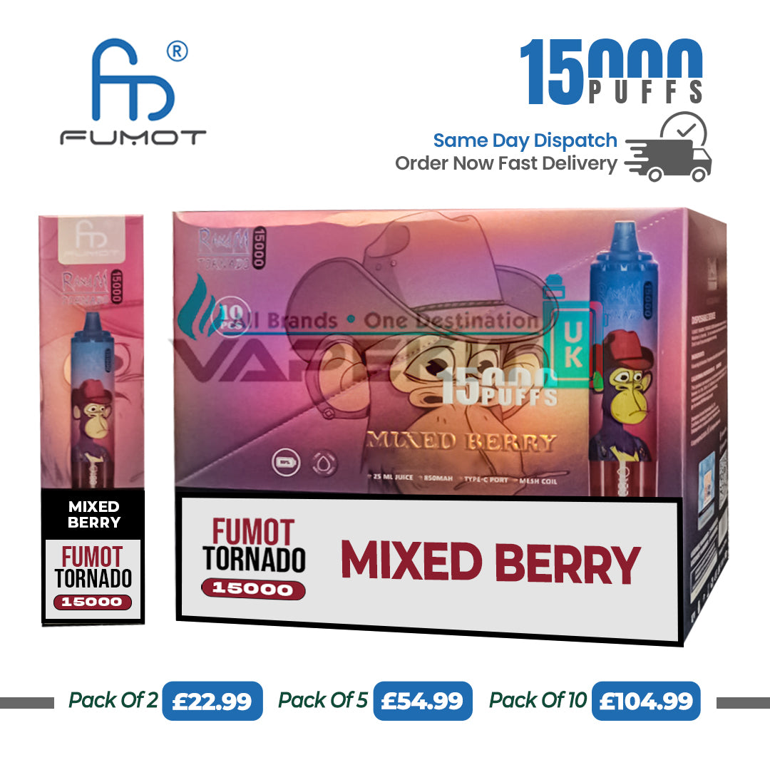 RandM Mixed Berry 15000 Puffs Disposable Vape