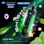 Hayati Pro Max Shisha 15000 Gum Mint