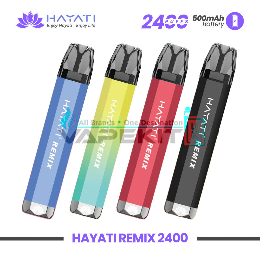 Hayati Remix 2400 Puffs 4in1 Disposable ki