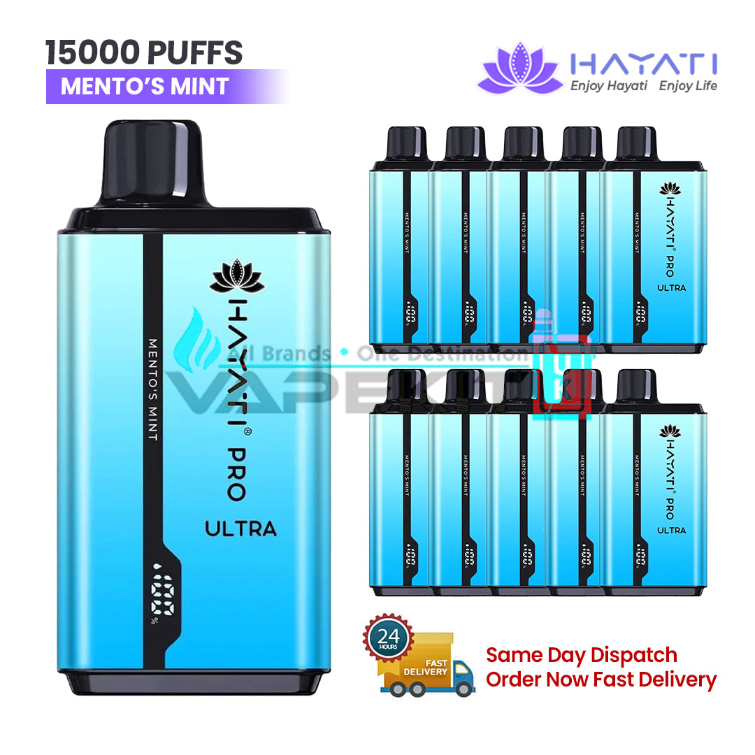Rainbow Hayati Pro Ultra 15000 10 Pack Hayati Ultra 15000 Puffs Rainbow Hayati Pro Ultra 15000 10 Pack Hayati Ultra 15000 Puffs