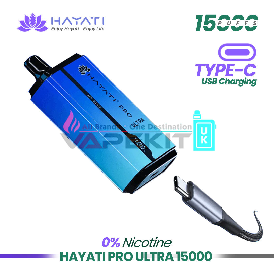 hayati pro ultra 15000 box of 10 price Hayati Pro Ultra 15000 wholesale in Europe Pack of 10 main image 0