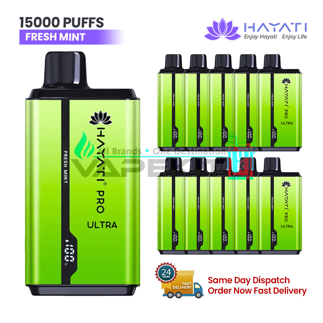 Fresh Mint Hayati Pro Ultra 15000 Puffs 