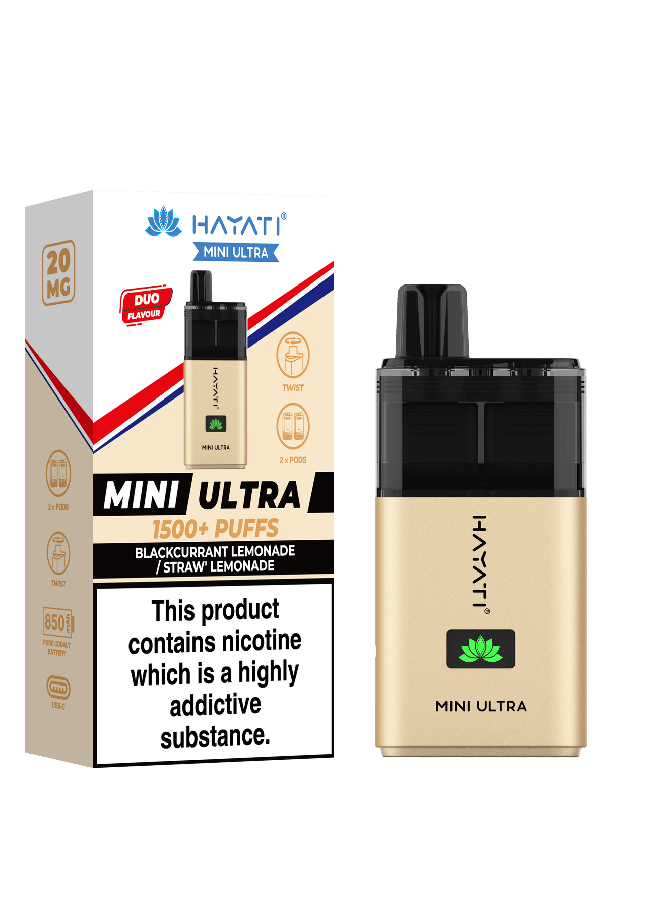 Hayati Mini Ultra 1500 Vape