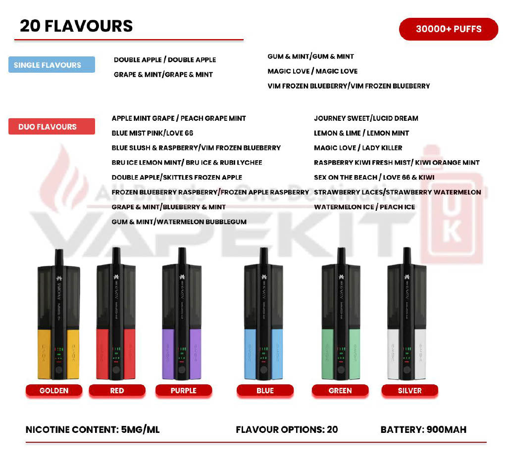 Hayati Pro Ultra Shisha 20 Flavours