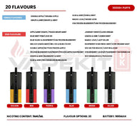 Hayati Pro Ultra Shisha 20 Flavours
