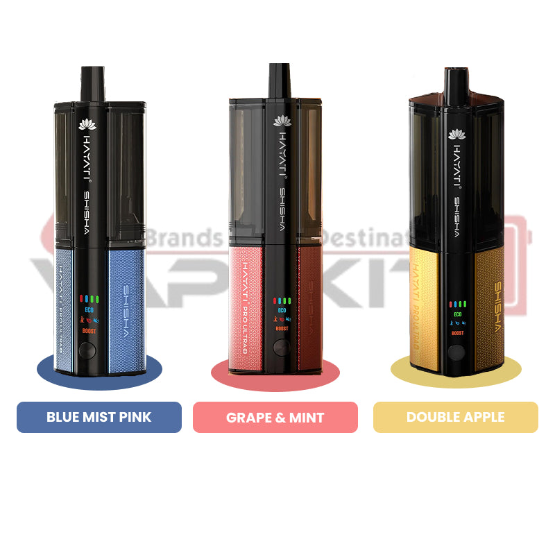 Hayati Pro Ultra Shisha 30K Puffs Flavours