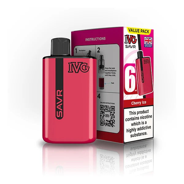 IVG SAVR Disposable Vape Cherry Ice