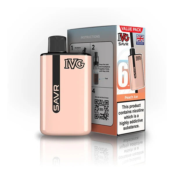 IVG SAVR Disposable Vape Peach Ice