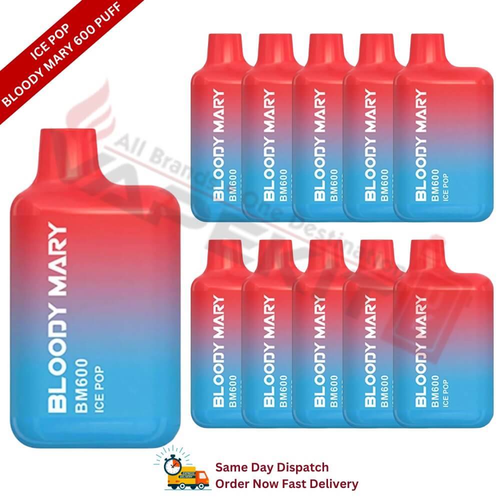 Ice Pop Bloody Mary 600 Puff Disposable Vap
