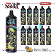 10k Puffs JNR Alien Grape Ice Disposable Vape