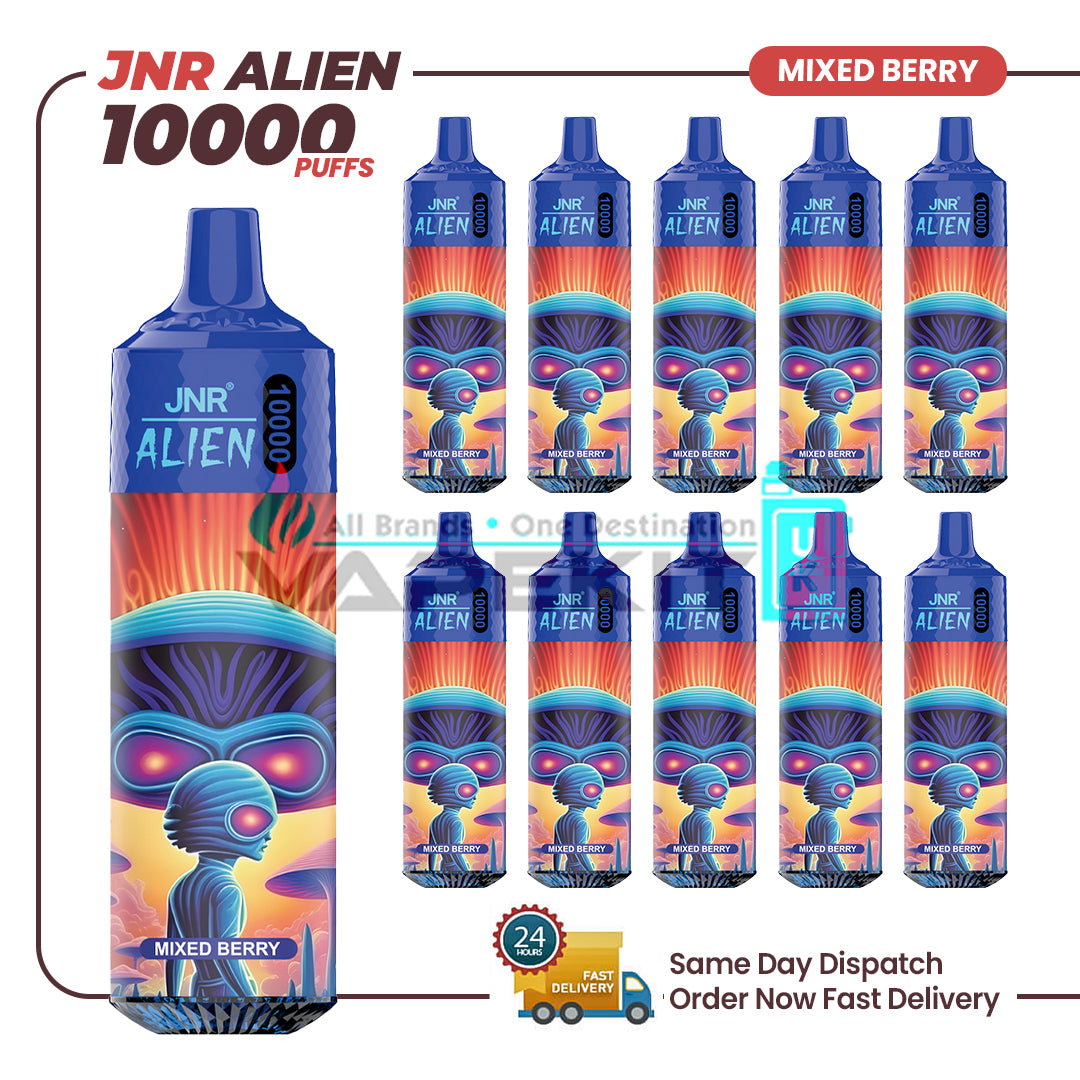 JNR Alien Mixed Berries 10000 Puffs Disposable Vape