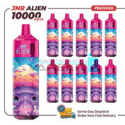  10k Puffs Peach Ice JNR Alien Disposable Vape