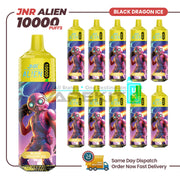 JNR Alien Black Dragon Ice 10000 Puffs Disposable Vape