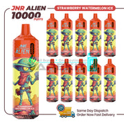 Strawberry Watermelon Ice 10k Puffs JNR Alien Disposable Vape